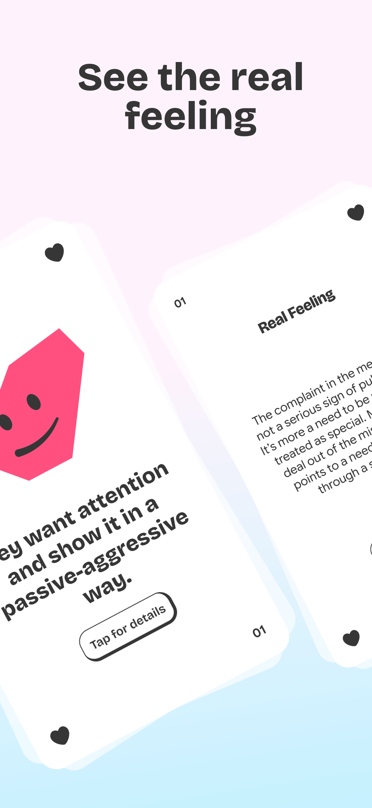 App Store preview: See the real feeling